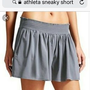 Athleta sneaky shorts. Looks like a skirt. NWT